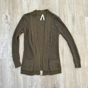 Womens Ashley by 26 International Green Cardigan - XL